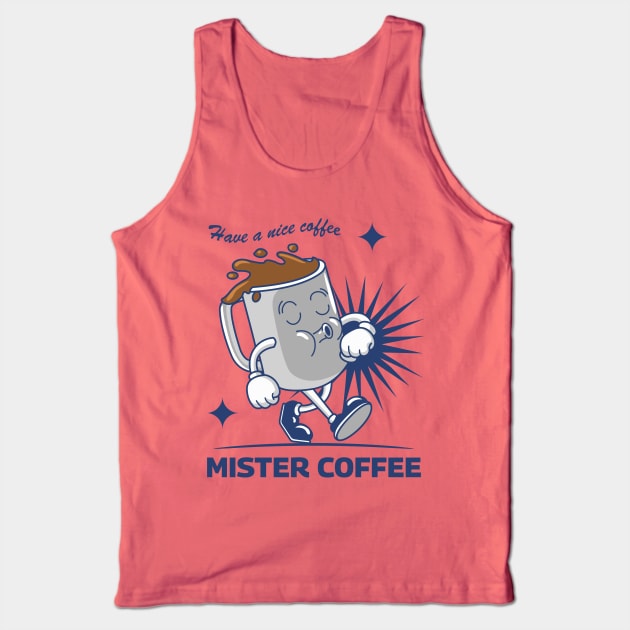 Mister Coffee Tank Top by Harrisaputra